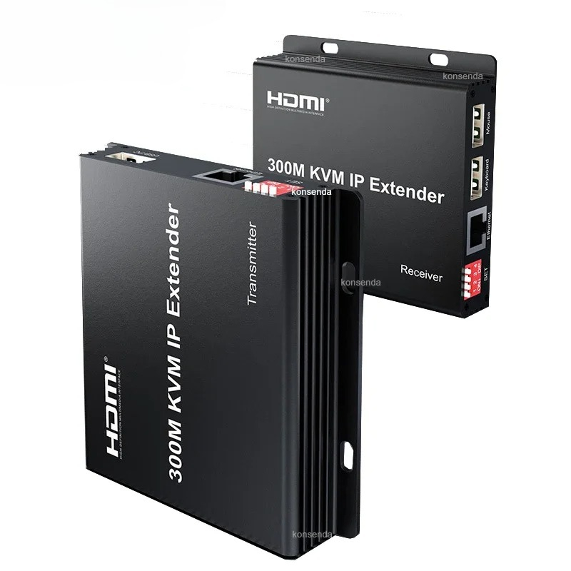 Lan Cable Gaming - 300M HDMI KVM Extender over IP