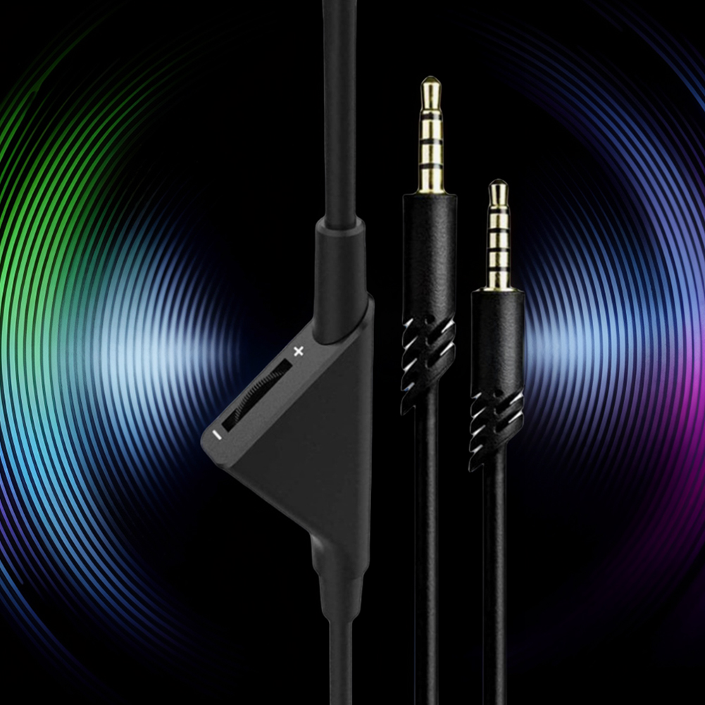 Gaming Headset Wired - 2.0M/6.5 Feet Aux Wire W/ Volume