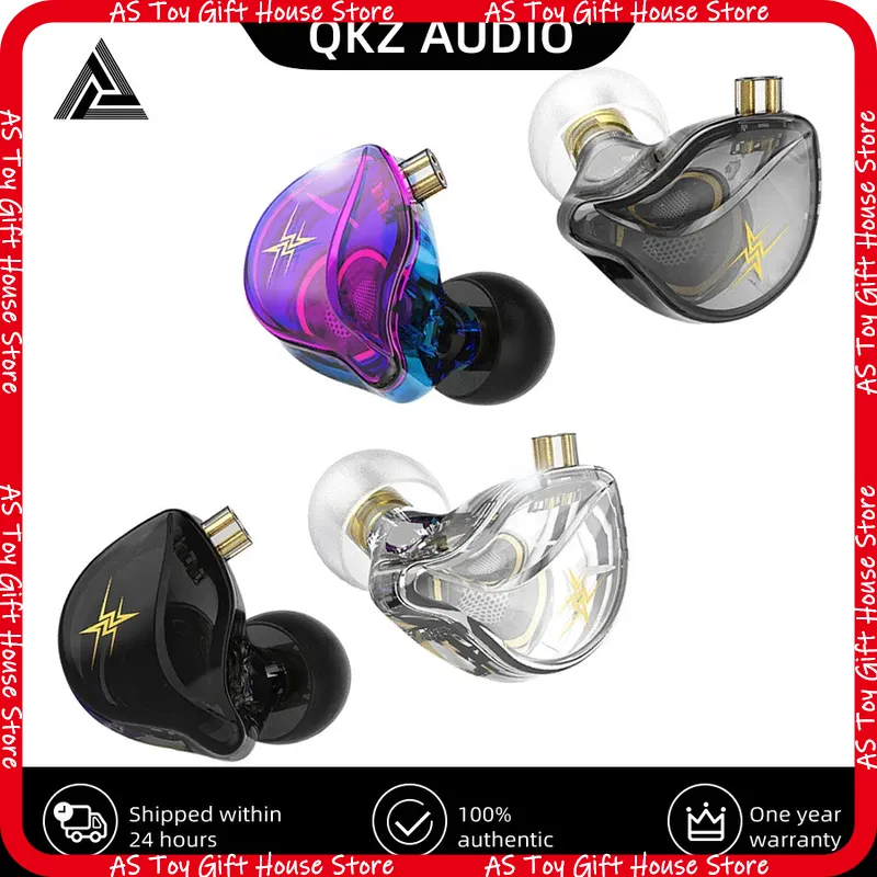 Gaming Headset Wired - QKZ ZXT In Ear Wired Headphones