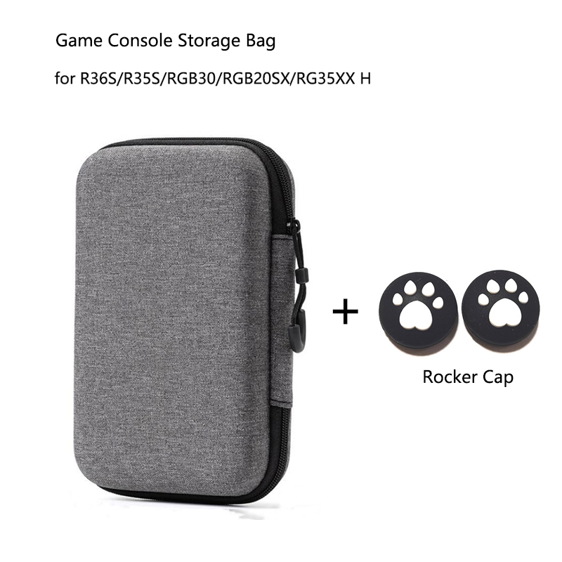 Gaming Console Organizer - Game Console Storage Bag for R36S/R35S/RGB30/RGB20SX/RG353M/RG35XX