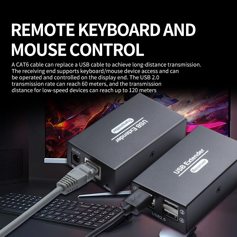 120M USB2.0 Extender Over Ethe - Lan Cable Gaming review and price