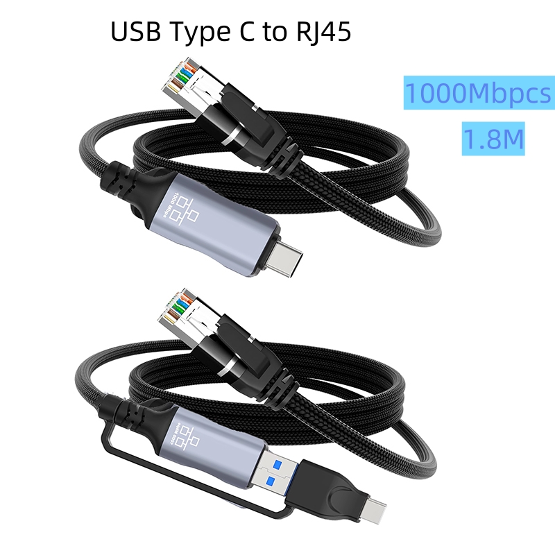 1.8M USB Type-C to RJ45 Ethern - Lan Cable Gaming review and price
