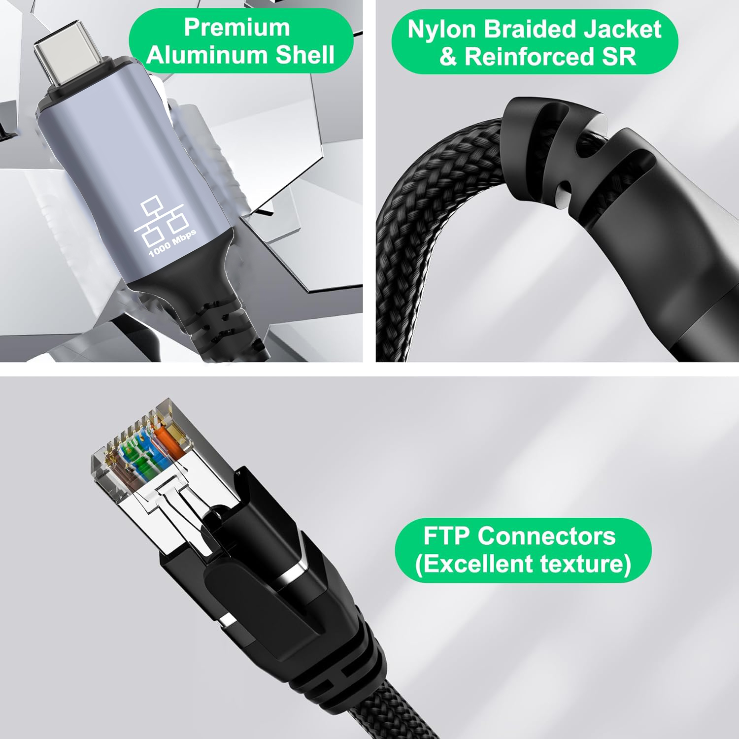 1.8M USB Type-C to RJ45 Ethern - Lan Cable Gaming review and price