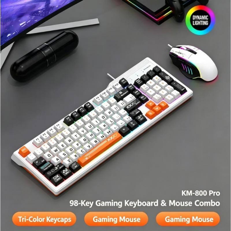 K8pro 3 In 1 Gaming Combo Wire - Gaming Headset Wired review and price