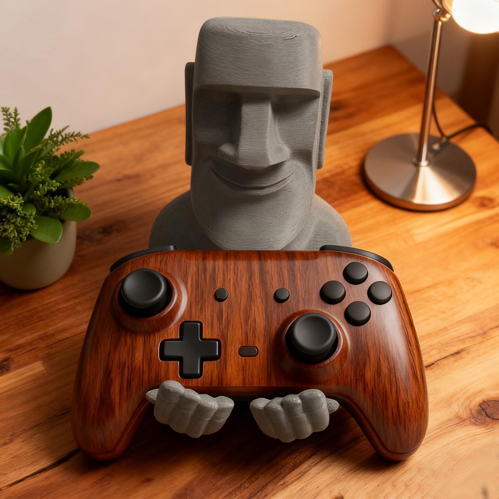 Stone Man Sculpture Controller - Gaming Console Organizer review and price