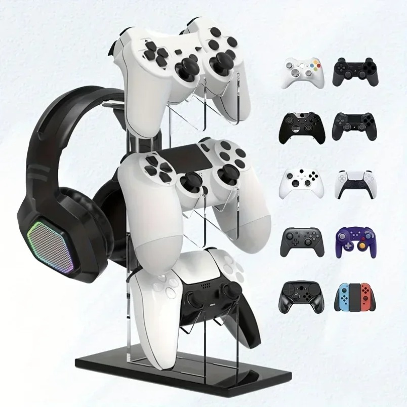 Controller Stand 3 Tier Headph - Gaming Console Organizer review and price