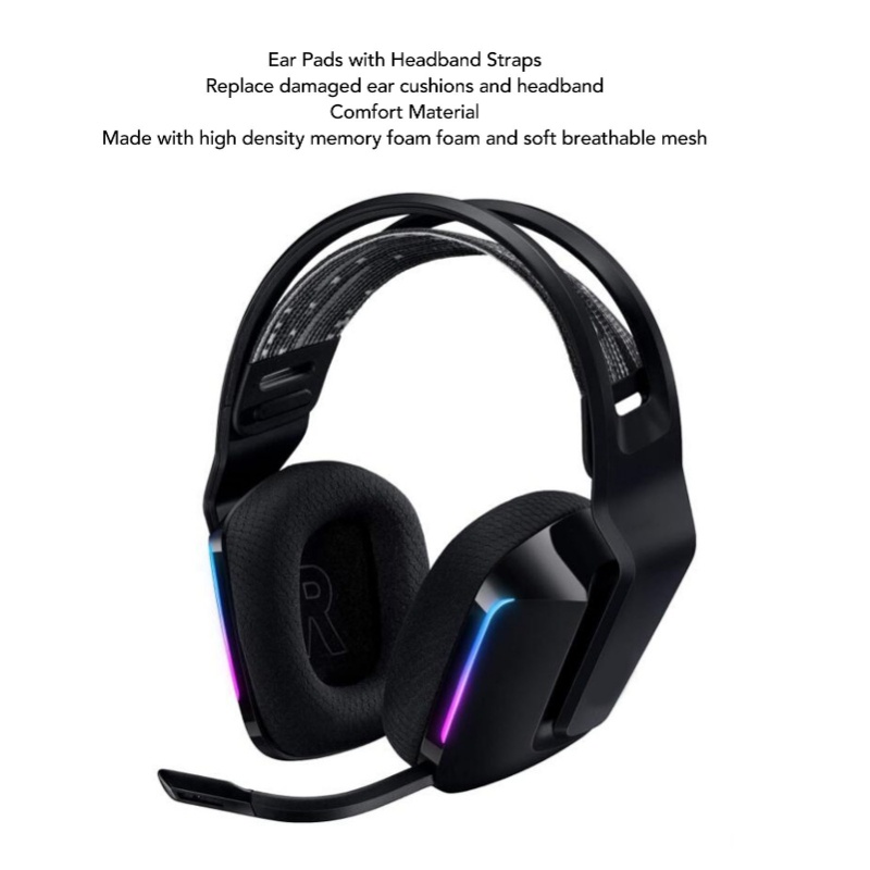 Headset Ear Pads Breathable Me - Gaming Headset Wired review and price