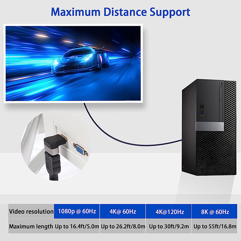 Right Angle HD 2.1 Adapter Mal - Hdmi Cable 2.1 review and price