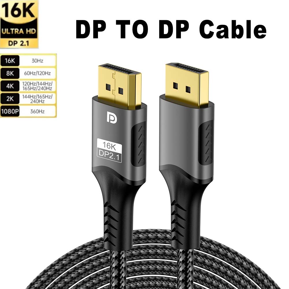 16K DP 2.1 8K@120Hz 4K@240Hz 8 - Hdmi Cable 2.1 review and price