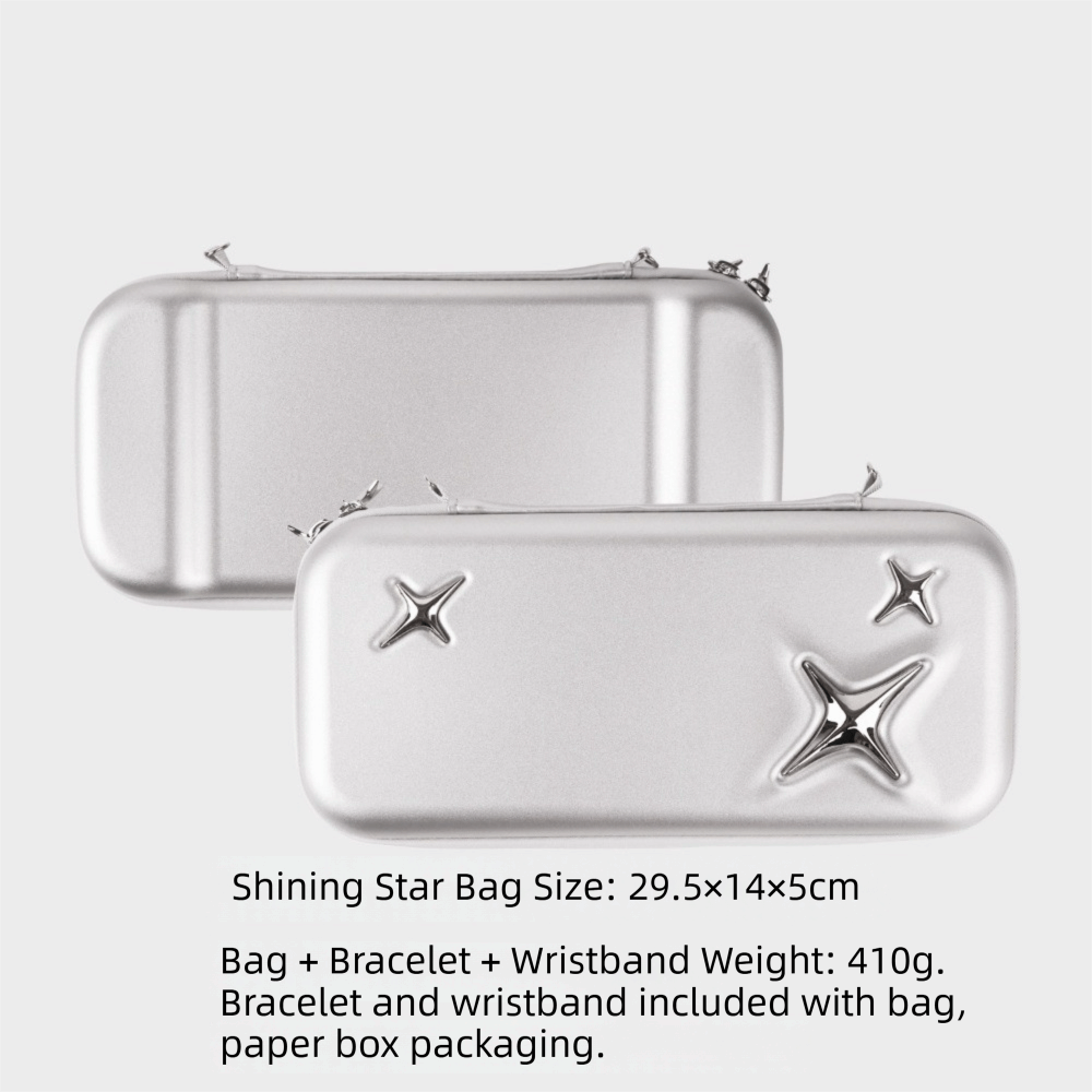 Silver Sparkling Gaming Consol - Gaming Console Organizer review and price