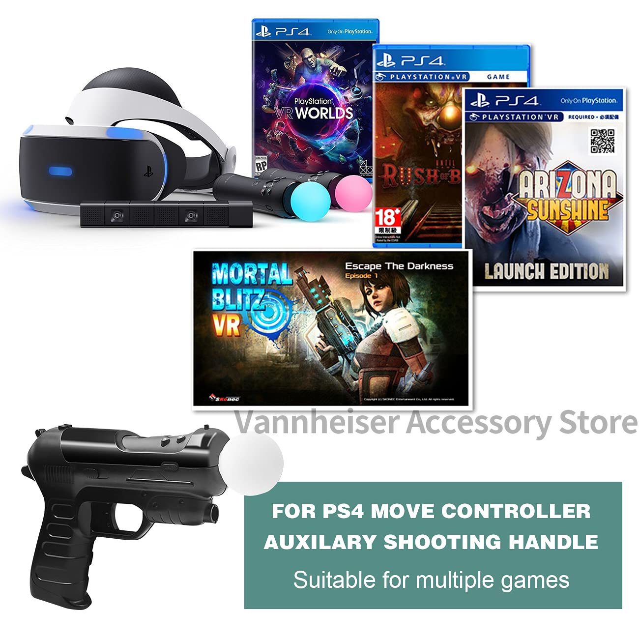 2PCS Somatosensory Handle Gun- - Gaming Console Joystick review and price